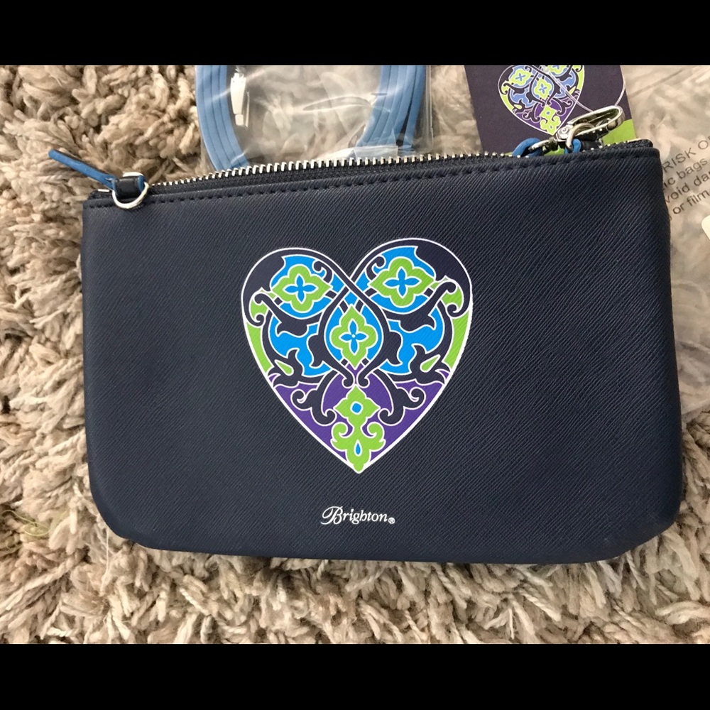 Brighton summer hearts mini cross body bag